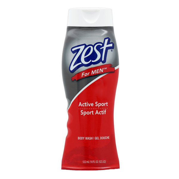 شامپو بدن مردانه زست مدل  active sport حجم ۵۳۲ میلی لیتر